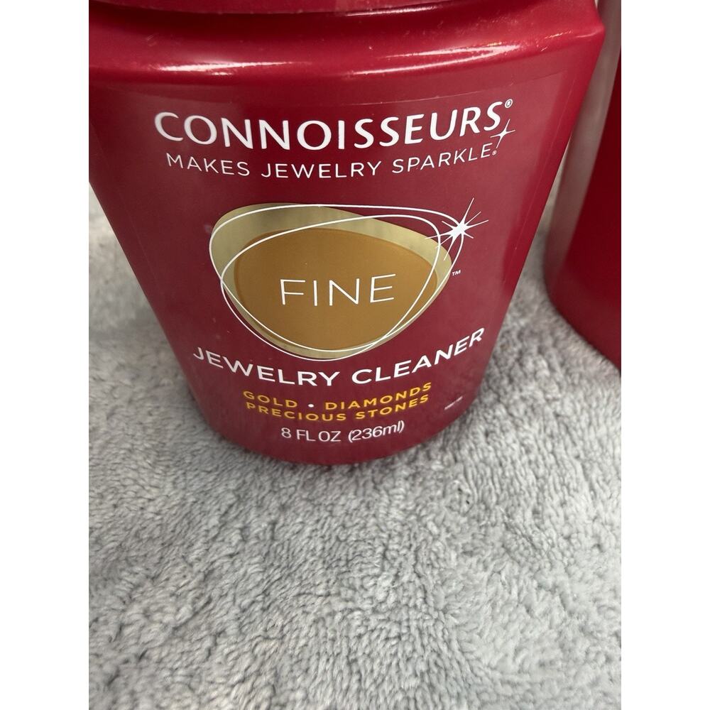 NEW Connoisseurs Jewelry Cleaner Gold Diamond, Sterling Silver (bundle) 8 fl oz - Picture 3 of 4